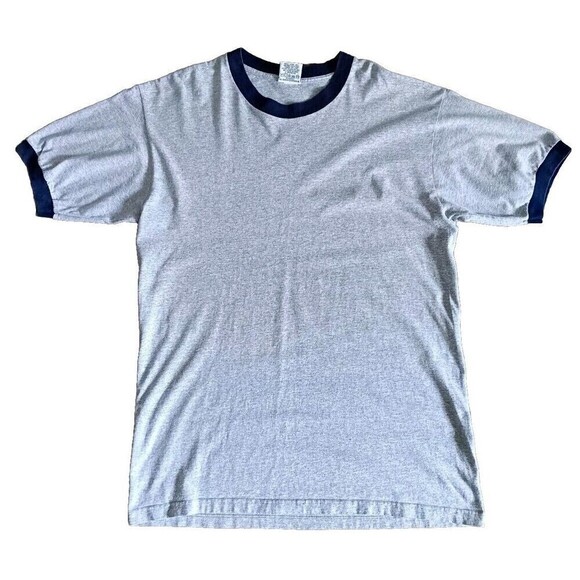Nutmeg T-Shirt Men's Size Large Sing Stitch Gray Short Sleeve Vintage 90s - Picture 1 of 8
